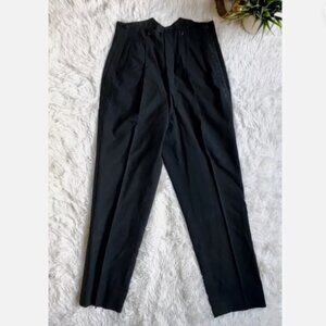 Vintage Lautersteins Uniform Tuxedo Pants Black Unisex Size 30" Ultra High Rise